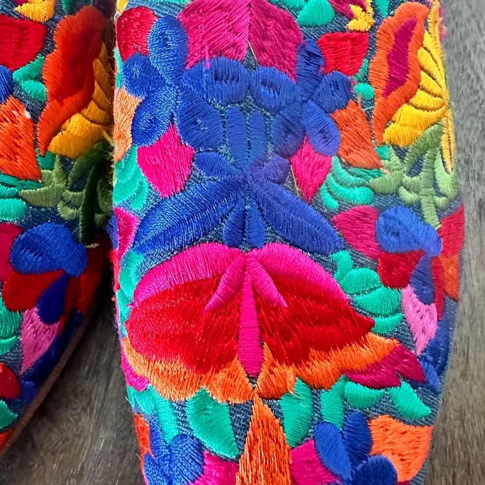 Jeffery Campbell Vijay Embroidered Step-Down US 8.5 EUR 39.5 - Picture 7 of 16